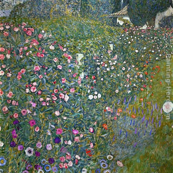 Gustav Klimt Italian Garden Landscape
